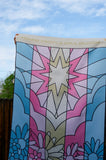 'Trans People Will Bloom' Floral Pride Flag (large)