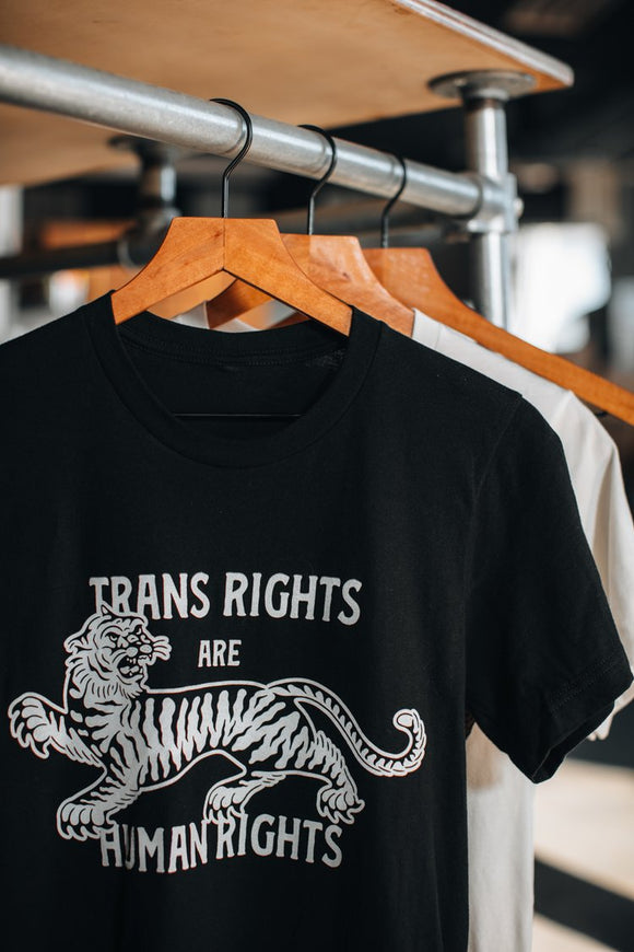Trans Rights are Human Rights Tee - Black