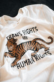 Trans Rights are Human Rights Tee - Cream