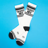 'Trophy Wife' Ribbed Gym Socks