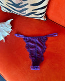 Violet Lace G-String