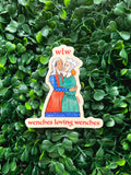 "WLW- Wenches Loving Wenches' Medieval Sticker