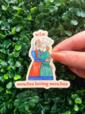 "WLW- Wenches Loving Wenches' Medieval Sticker