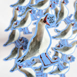 'What the Shit' Seagull Sticker