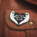 "You're Never Alone If You Have Demons" Ghost Enamel Pin