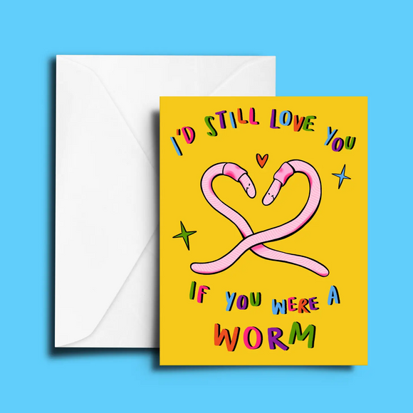 Worm Love Card