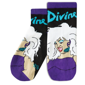 Divine Glamour Quarter Crew Socks