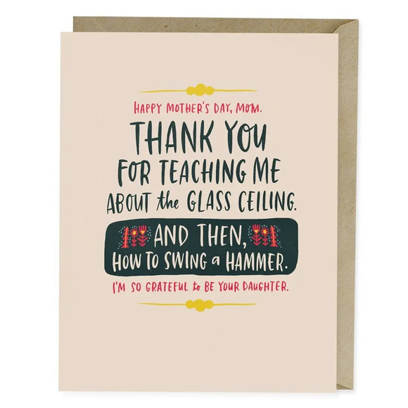 Glass Ceiling Mother's Day Card