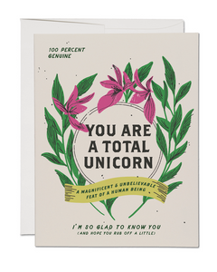 Total Unicorn Friendship Card