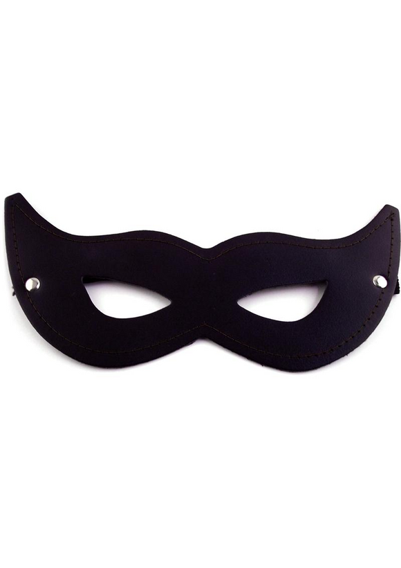 Rouge Smooth Leather Cat Eye Mask