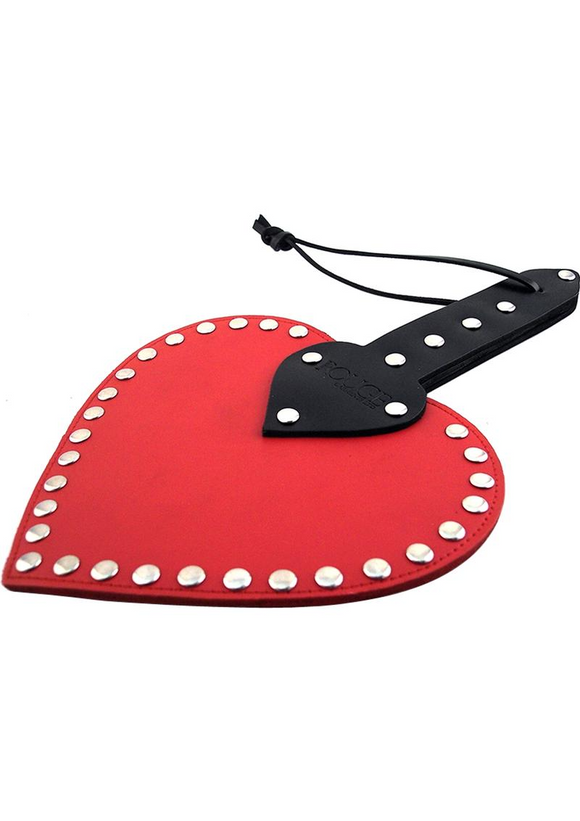 Rouge Leather Heart Paddle