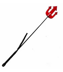 Rouge Devil Leather Riding Crop