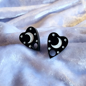 Ouija Planchette Stud Earrings