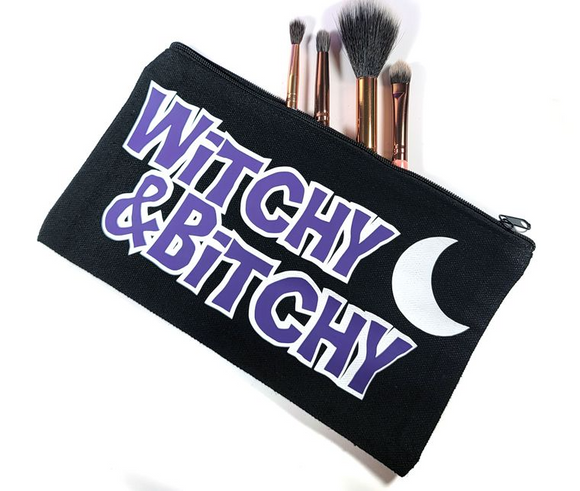 'Witchy and Bitchy' Zipper Pouch