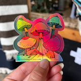 BoobShrooms Holographic - Sticker