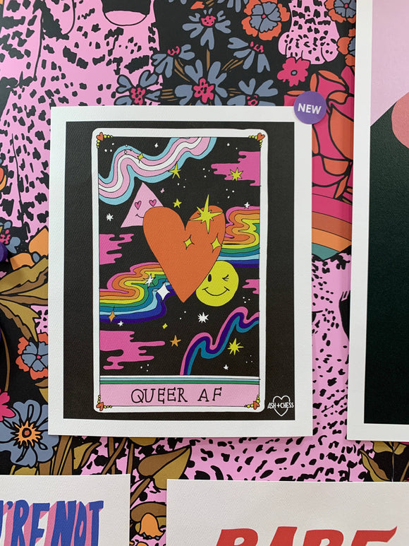 Queer Tarot Art Print