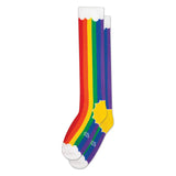 Rainbow Clouds Knee-High Socks