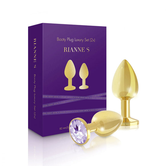 Rianne S Booty Plug Luxury Set (2)-Gold
