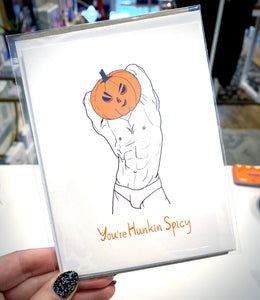 Hunkin' Spicy Card