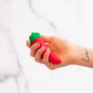 Chili Pepper Emoji Vibe (Battery-powered)