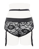 Snuggle Up Dual Motor Strap On Vibe w/Harness