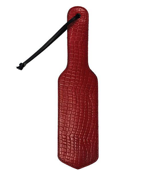 Rouge Anaconda Leather Paddle