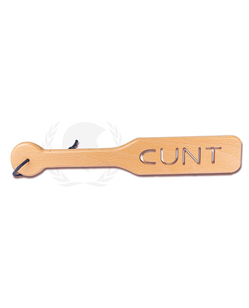 'Cunt' Wood Paddle