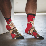 Tom of Finland 'Vitruvian Men' Crew Socks
