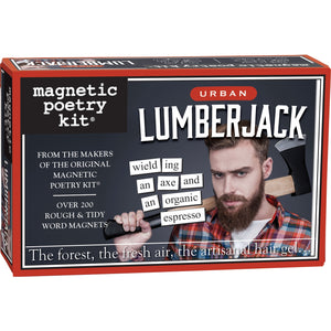 Urban Lumberjack Magnetic Poetry Kit