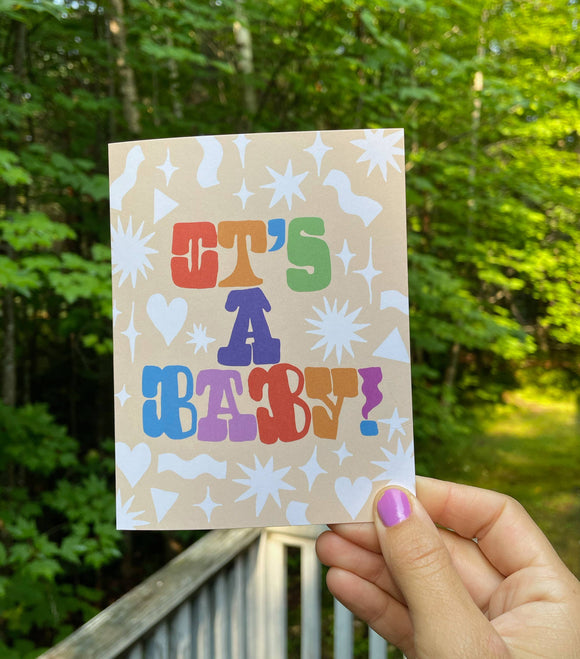 'It's A Baby' Card