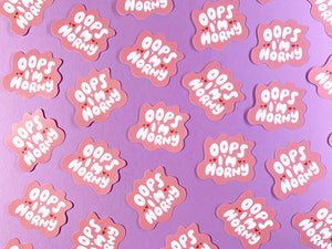 'Oops I'm Horny' Sticker