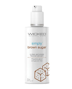 Wicked Simply Water Based Lubricant - Brown Sugar Flavor