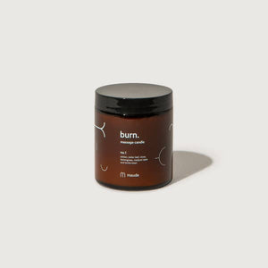 Burn 4oz Massage Oil Candles by maude- Scent No. 1