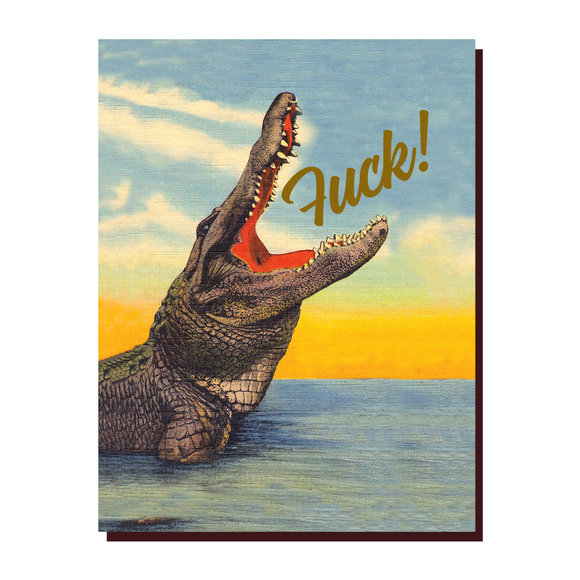 Croc 'Fu*k' Card