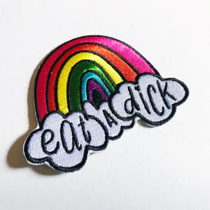 'Eat a Dick' Rainbow Patch