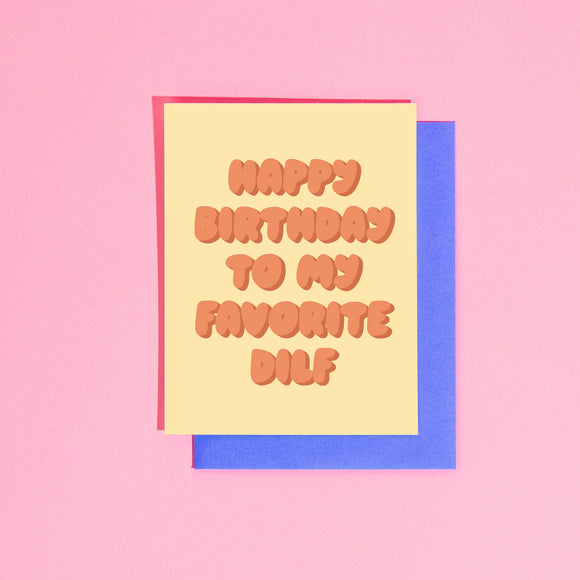 'Birthday DILF' Card