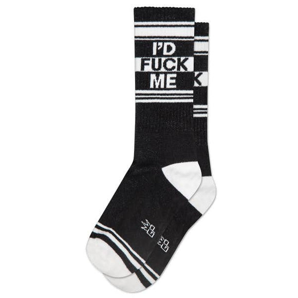 'I'd Fu*ck Me' Ribbed Gym Socks