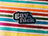 'Gay AF' Glitter Sticker