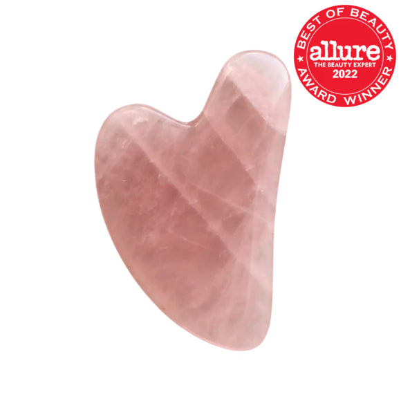 Rose Quartz Gua Sha Tool by Mount Lai