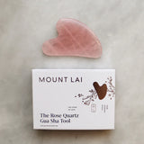 Rose Quartz Gua Sha Tool by Mount Lai