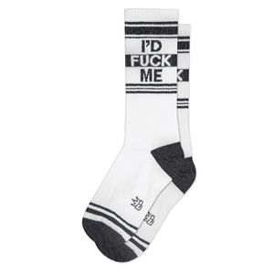 'I'd Fu*ck Me' Ribbed Gym Socks