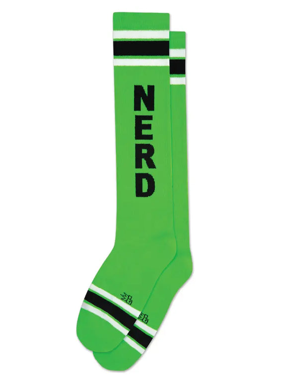 'NERD' Athletic Knee Socks