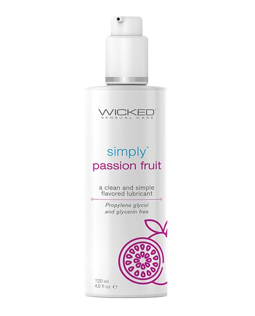 Wicked Simply Water Based Lubricant - Passion Fruit Flavor