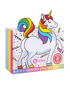 B-Vibe Unicorn 6-piece Plug Set