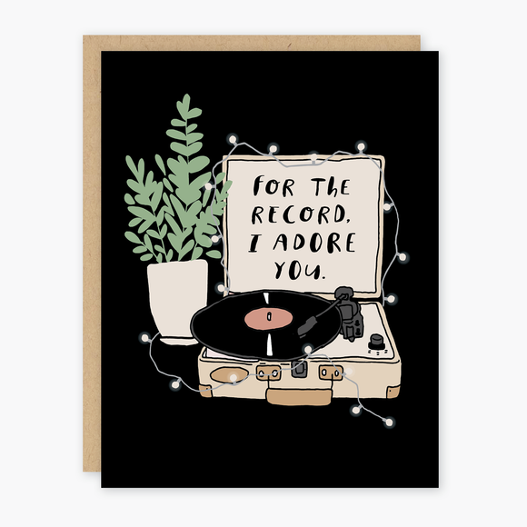 'For the Record' Card
