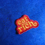 'Eat the Rich' Retro Patch