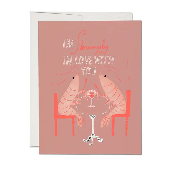 'Shrimply In Love' Card