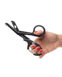 Heavy Duty Bondage Scissors with Clip - Black