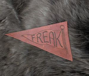 'Freak Flag' Leather Patch