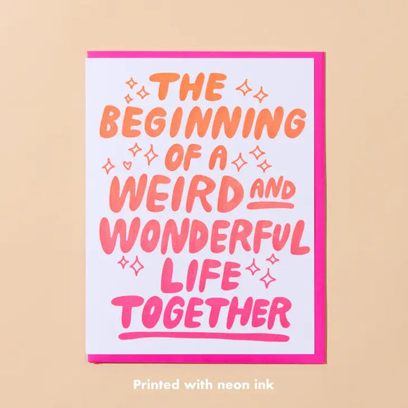 'Weird & Wonderful' Card